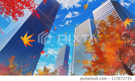 城市美麗的秋葉 11 117672735