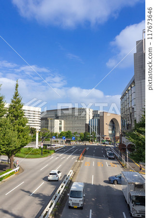 Image of the scenery in front of Shinanomachi Station Image of the scenery in front of Shinanomachi Station 117673646