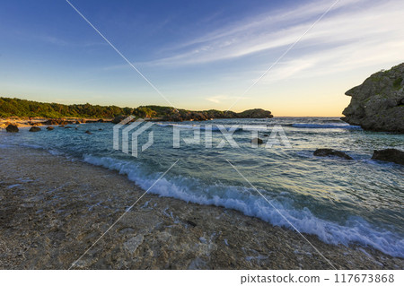 Okinawa sea sky 117673868