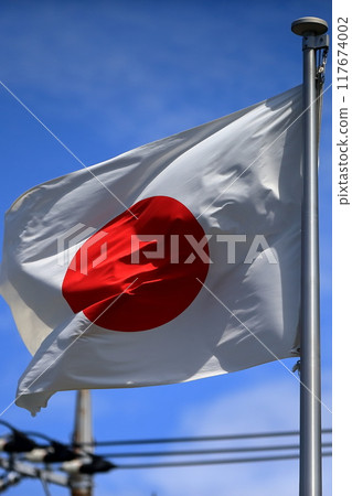 Hinomaru繞在風中的旗幟 117674002