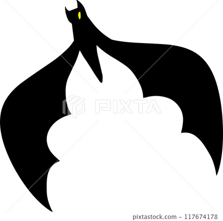 The Bat vector image for halloween or vampire concept. 117674178