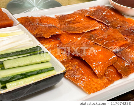 中國高級美食北京烤鴨 117674228