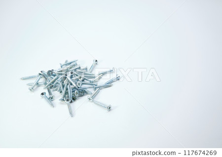 Image material of many screws 117674269