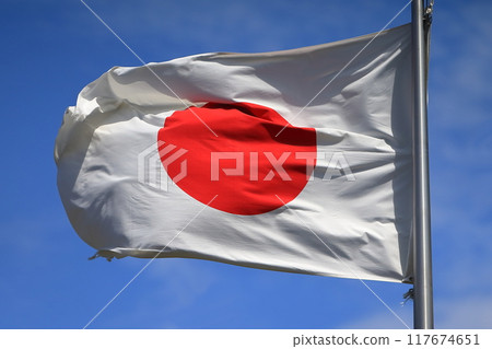 Hinomaru繞在風中的旗幟 117674651