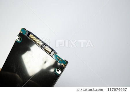 Image material of a hard disk drive hiding information 117674667