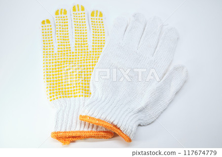 Simple work gloves image material Simple work gloves image material 117674779