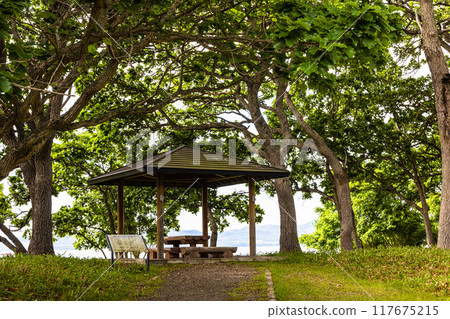 [Hokkaido_Kitami_Lake Saroma] A brackish lake separated from the Sea of Okhotsk by a sandbar. 117675215