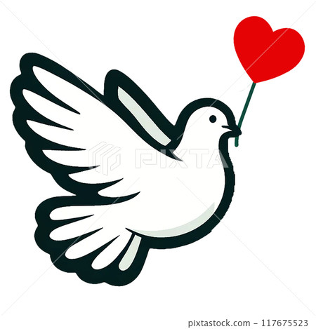 鴿子 和平 愛 鴿子 和平 愛 117675523