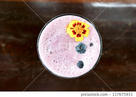 blueberry yogurt smoothie or strawberry yogurt smoothie, mixed berry smoothie or berry smoothie blueberry yogurt smoothie or strawberry yogurt smoothie, mixed berry smoothie or berry smoothie 117675931
