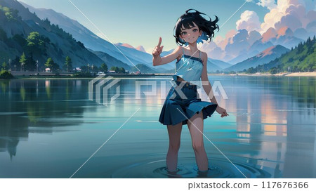 湖女孩 117676366
