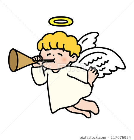 吹喇叭的可愛天使 117676934