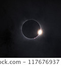 April 8, 2024 Diamond ring and prominence before the end of the total solar eclipse ① 117676937