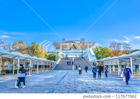 東京江東區的城市景觀 東京國際展示場站 117677062