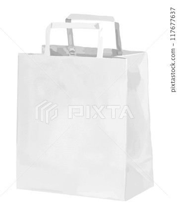 Paper bag (white) Paper bag (white) 117677637