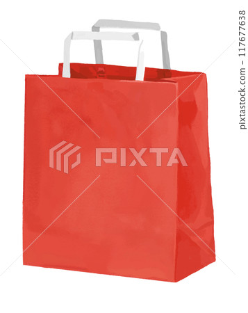 Paper bag (red) Paper bag (red) 117677638