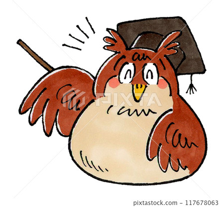 貓頭鷹教授很高興 貓頭鷹教授很高興 117678063