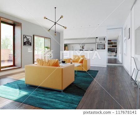 modern home kitchen modern home kitchen 117678141