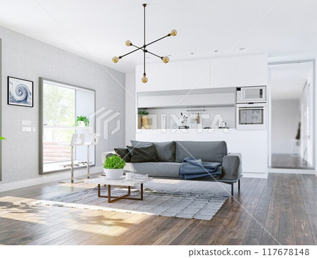 modern home interior 117678148