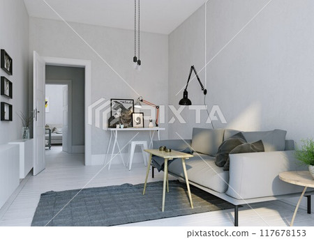 modern living interior design. modern living interior design. 117678153