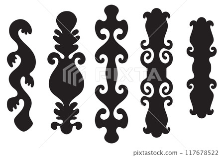 Decorative ornamental elements Decorative ornamental elements 117678522