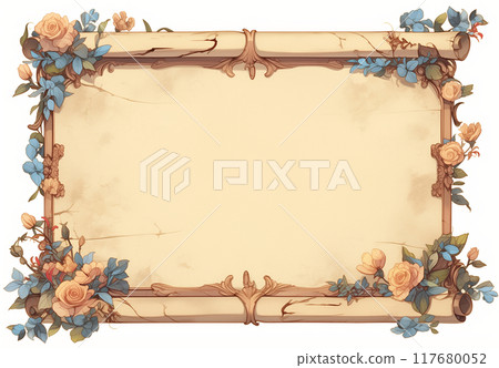 Antique style frame 117680052