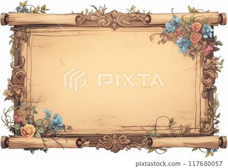 Antique style frame 117680057