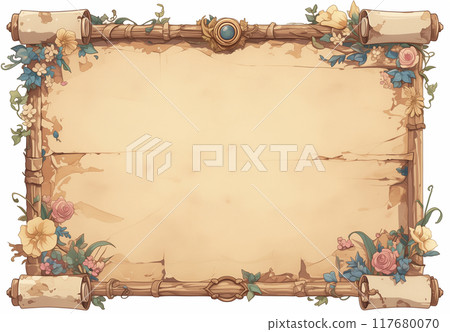 Antique style frame 117680070