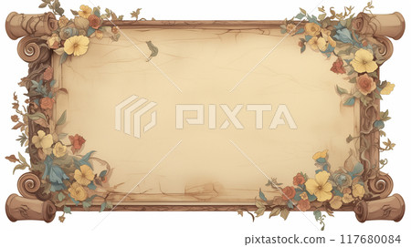 Antique style frame Antique style frame 117680084