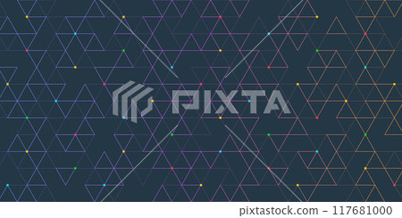 Abstract background with a seamless geometric pattern of simple triangle shapes. Stylish texture Abstract background with a seamless geometric pattern of simple triangle shapes. Stylish texture 117681000