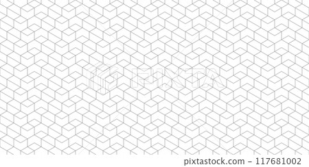 Abstract background with a seamless pattern of simple geometric shapes. Stylish texture Abstract background with a seamless pattern of simple geometric shapes. Stylish texture 117681002