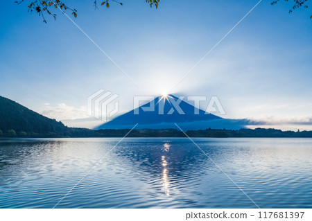 [Shizuoka] Diamond Fuji of Lake Tanuki 117681397
