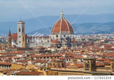 Duomo from Michelangelo Square (Italy - Florence) 117681839