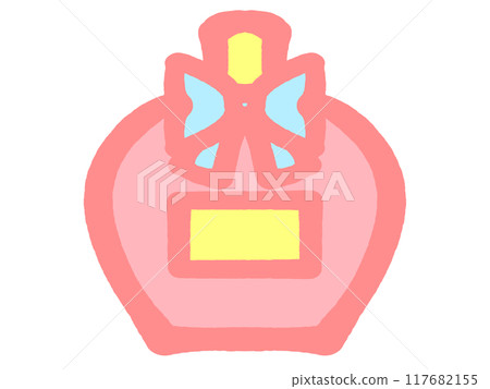 塗鴉風格香水插畫素材 塗鴉風格香水插畫素材 117682155