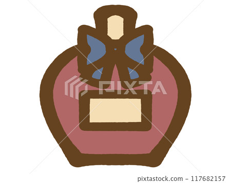 塗鴉風格香水插畫素材 塗鴉風格香水插畫素材 117682157