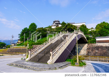 明智光秀升龍橋建造的福知山城(京都府福知山市) 明智光秀升龍橋建造的福知山城(京都府福知山市) 117682346
