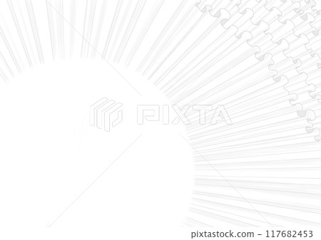 褶邊窗簾一側集中線條背景灰色 褶邊窗簾一側集中線條背景灰色 117682453