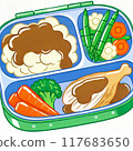 Western-style bento 117683650