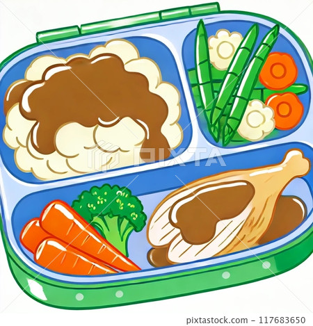 Western-style bento 117683650