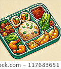 Chinese style bento 117683651