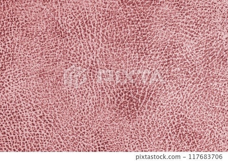 Jacquard red fabric with abstract shabby texture closeup, macro. Background, cloth structure Jacquard red fabric with abstract shabby texture closeup, macro. Background, cloth structure 117683706