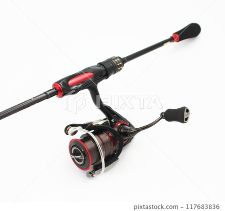 Spinning reels used for casting and lure fishing 117683836