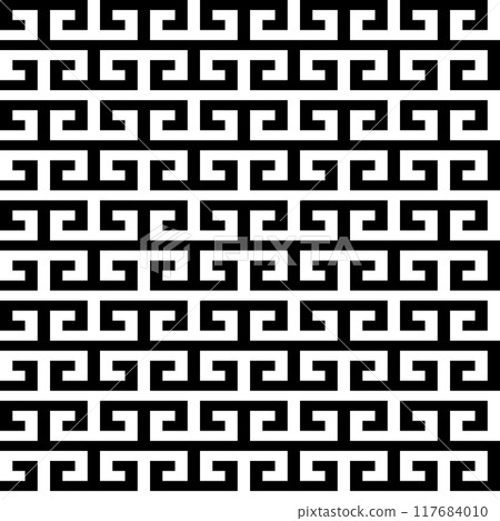 Celtic seamless pattern. Abstract vintage geometric stock vector.  Celtic seamless pattern. Abstract vintage geometric stock vector.  117684010