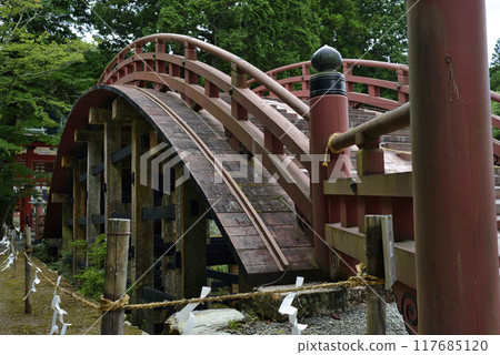 和歌山縣葛城町入都姬神社的太鼓橋 117685120