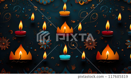 Diwali Backdrop Henna Mehndi Macrame Floral Diya Lamp Diwali Generate AI Diwali Backdrop Henna Mehndi Macrame Floral Diya Lamp Diwali Generate AI 117685819