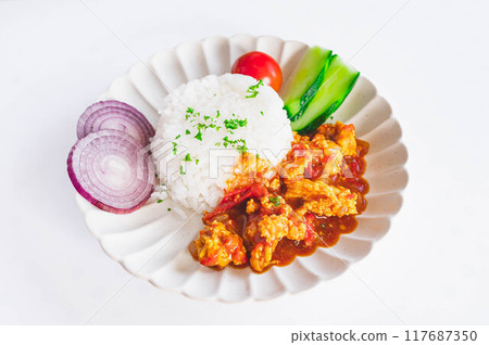 無水keema咖哩飯 無水keema咖哩飯 117687350