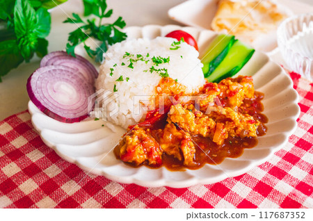 Waterless Keema Curry Rice Waterless Keema Curry Rice 117687352