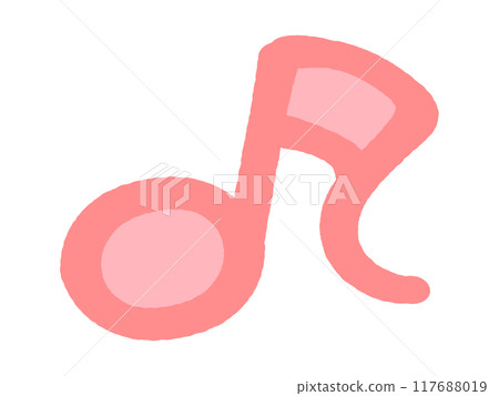Doodle style musical note illustration material Doodle style musical note illustration material 117688019