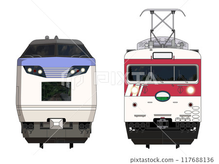 長野電車No.6_485系5000系/123系 長野電車No.6_485系5000系/123系 117688136