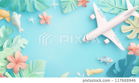 Travel image: Beach resort Travel image: Beach resort 117688946