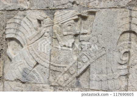 Cancun, Mexico's top resort, loved all over the world for its blue sea and pure white sand! World Heritage Sites, ruins, cenotes, tacos 117690605